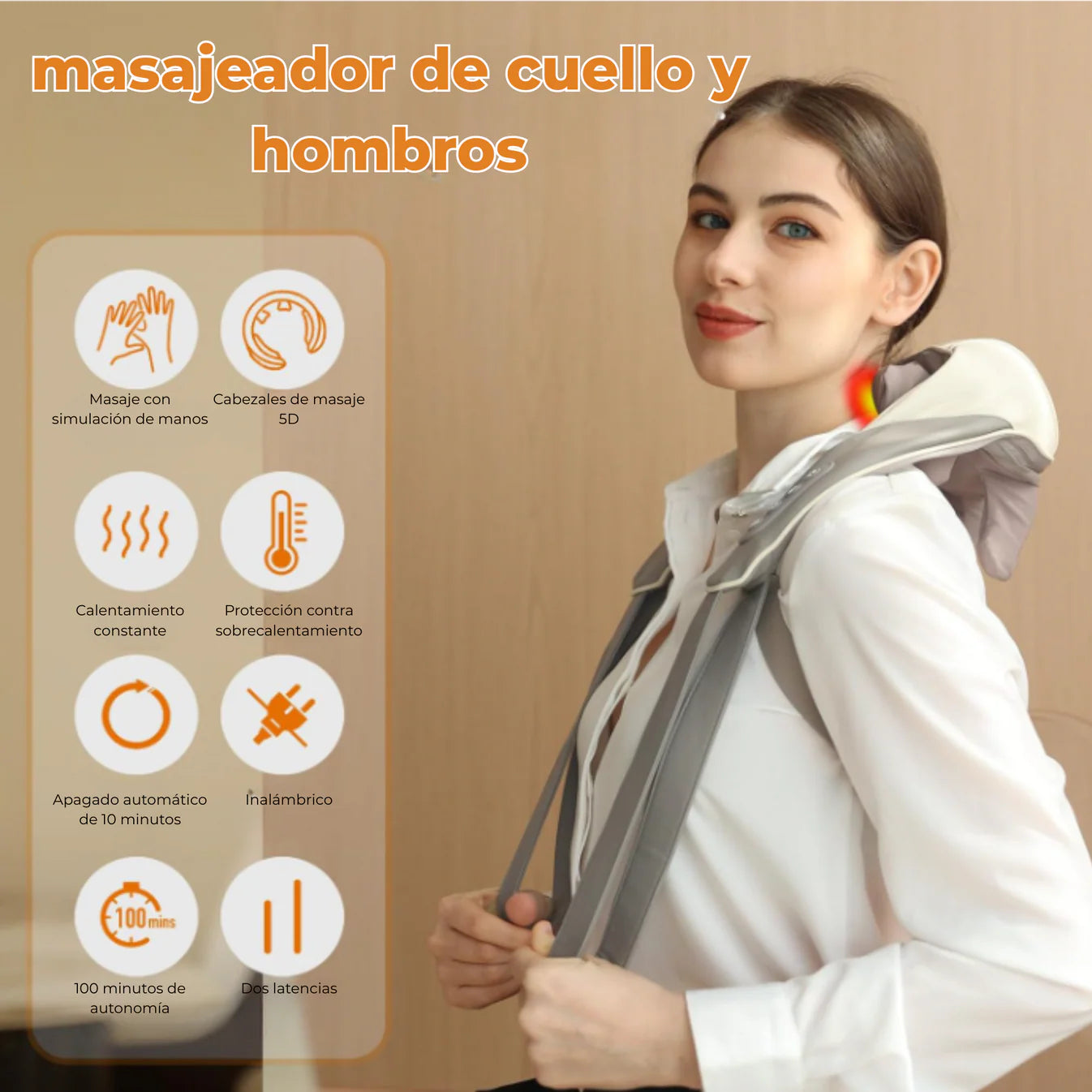 Masajeador de hombros y cuello