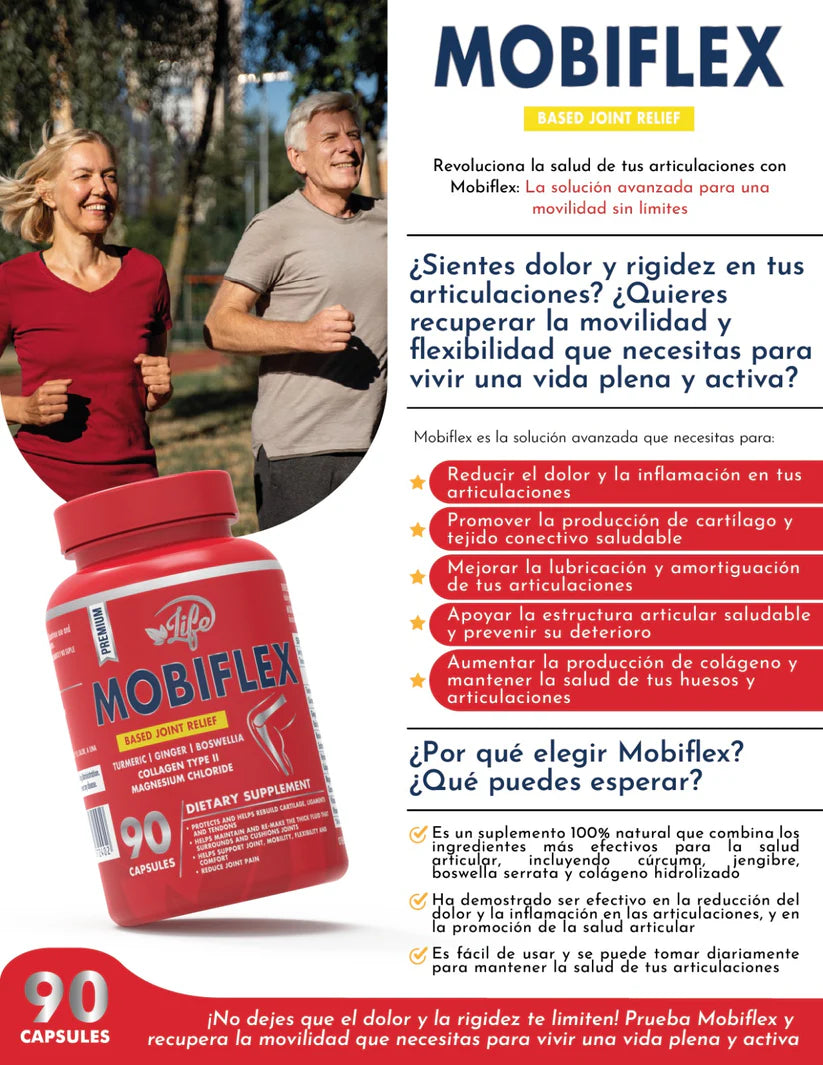 Mobiflex™ – Suplemento premium para articulaciones fuertes y sin dolor