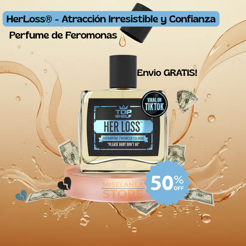 HerLoss® - Atracción Irresistible e Incremento de Confianza | Perfume de Feromonas