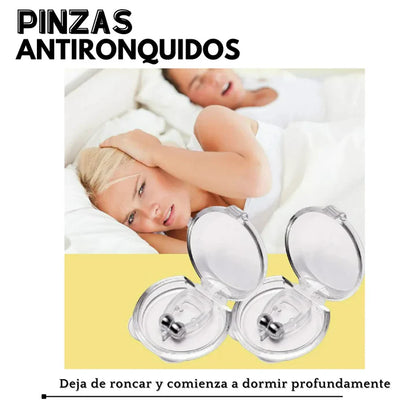 Clip Magnético Antironquidos – Pack de 4 Dilatadores Nasales Reutilizables