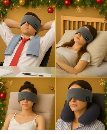 Antifaz Bluetooth SleepPro™ – Duerme Profundo, Despierta Renovado