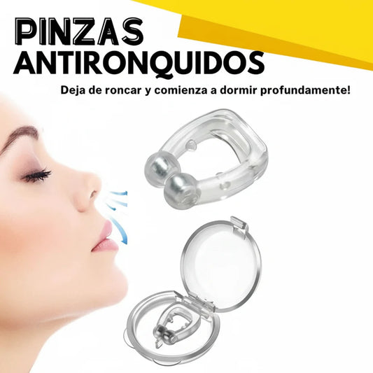 Clip Magnético Antironquidos – Pack de 4 Dilatadores Nasales Reutilizables