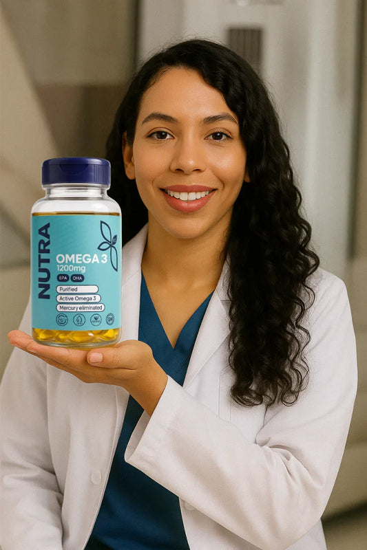 CUIDA TU CORAZON, MENTE Y CUERPO CON OMEGA 3 de alta potencia.