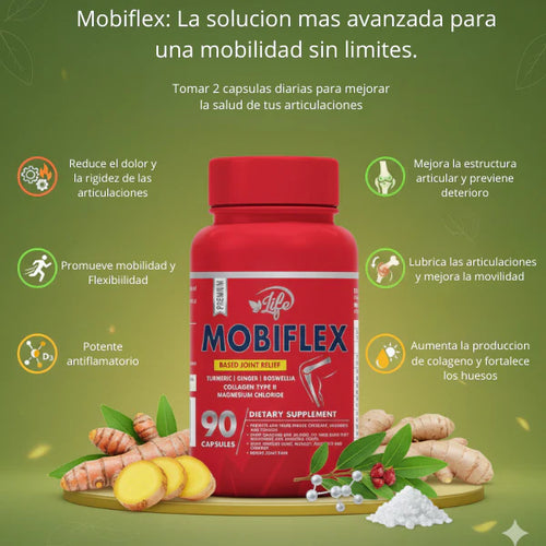 Mobiflex™ – Suplemento premium para articulaciones fuertes y sin dolor